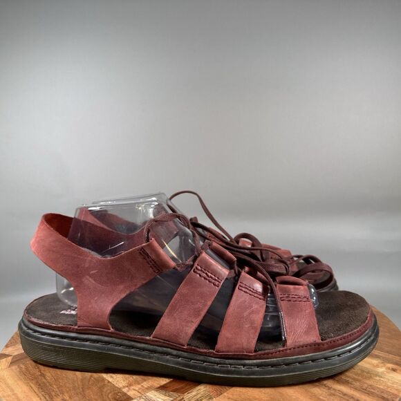Dr Martens Kristina Sandals Gladiator Lace Up Red Women’s Size US 10 - Picture 1 of 7